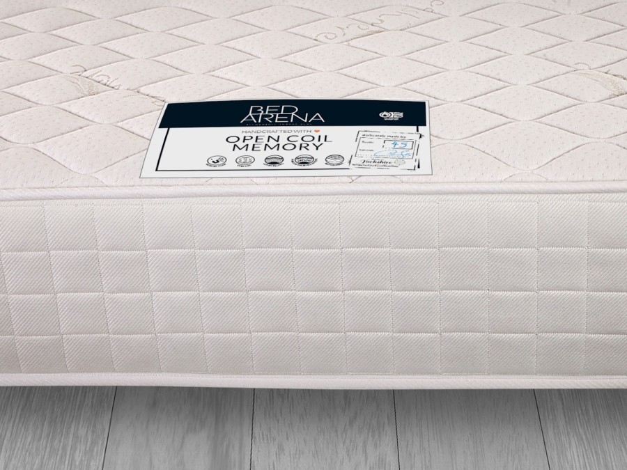Bed Arena - Memory Coil mattress label image