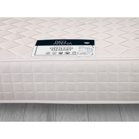 Bed Arena - Memory Coil mattress label image