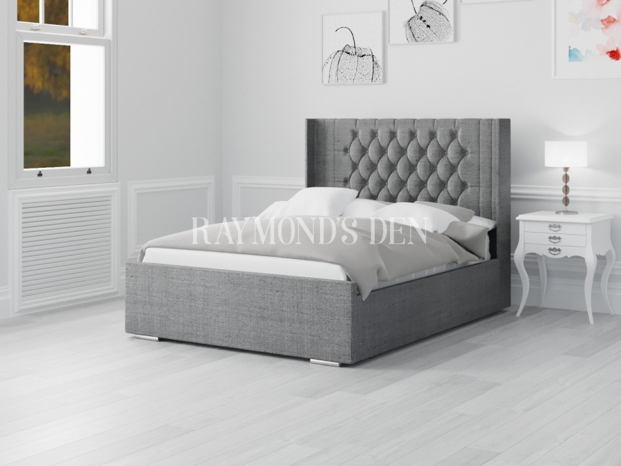 Betty Bed Frame | Ottoman Storage | Contemporary fabrics and colours