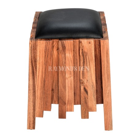 Solid wood stool | Dressing stool | Dressing table stool | Padded seat