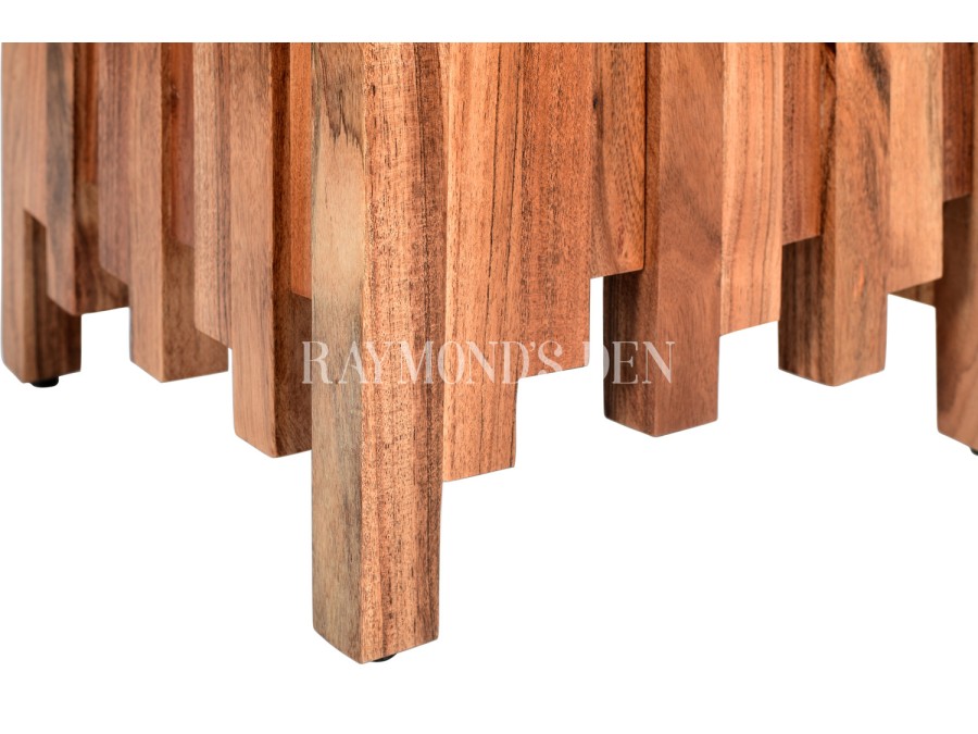 Solid wood stool | Dressing stool | Dressing table stool | Padded seat