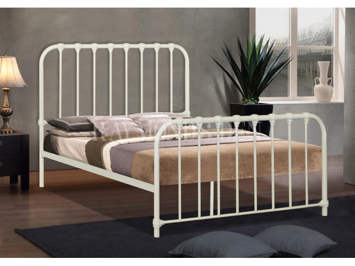 Synthia Metal Bed Frame Classical, Hospital Style King Size Bed