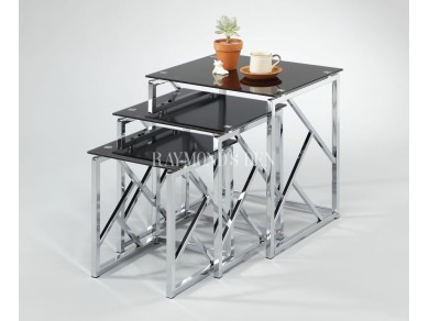 Modern Nest of tables | Glass tables | living room furniture | tempered glass