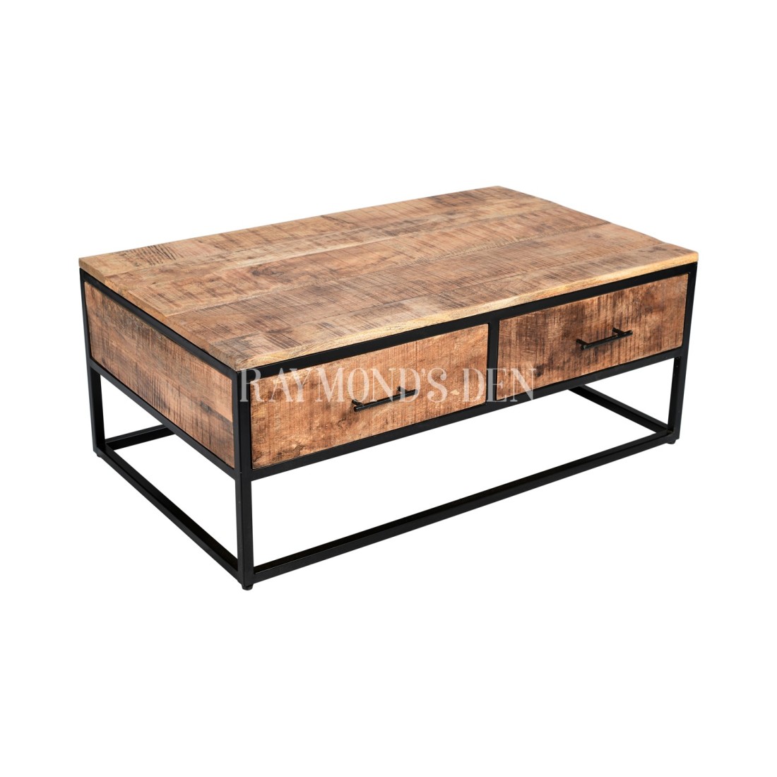 Industrial coffee table shop with drawers