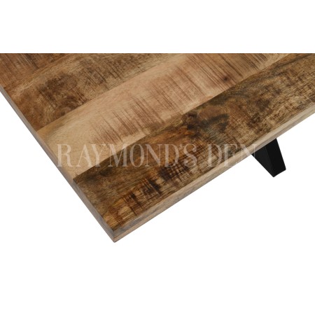 Industrial style coffee table | Coffee table with metal and wood