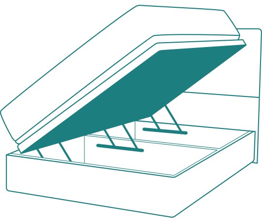 Side Opening Ottoman Right